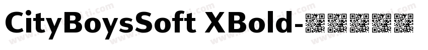 CityBoysSoft XBold字体转换